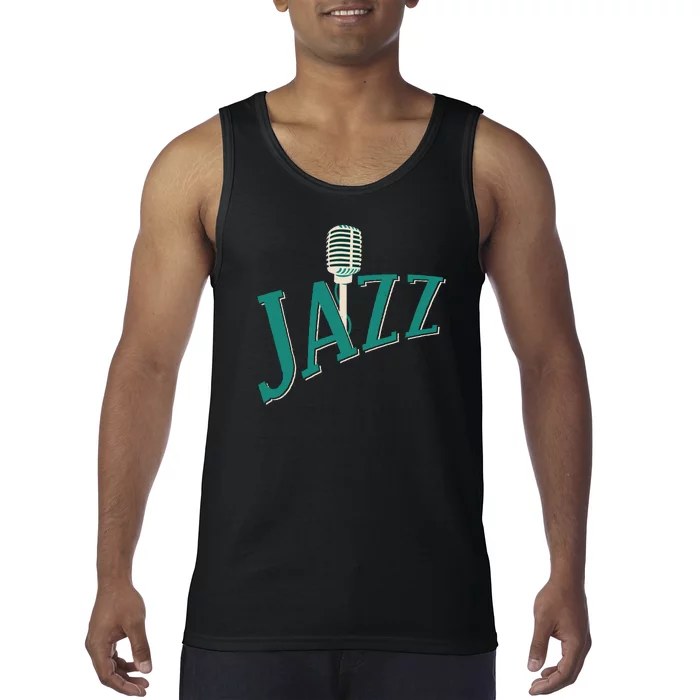 Jazz Microphone Tank Top