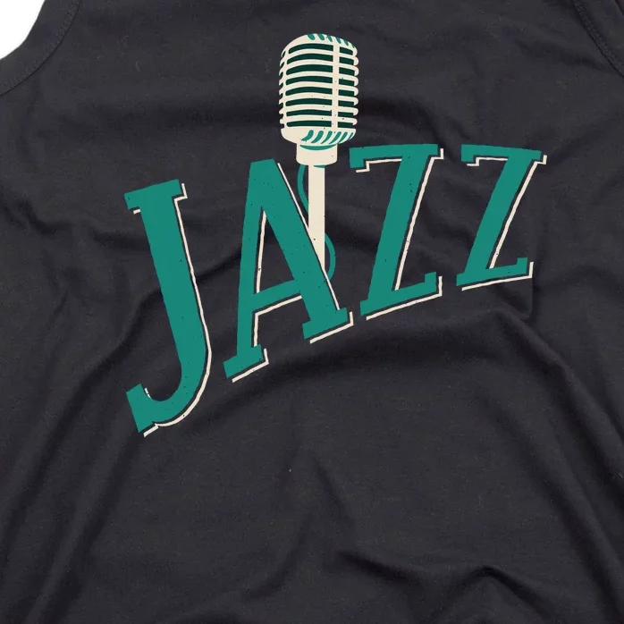 Jazz Microphone Tank Top