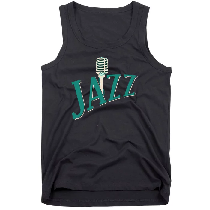 Jazz Microphone Tank Top