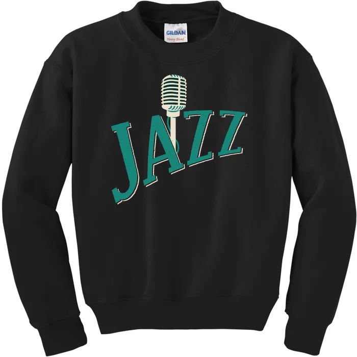 Jazz Microphone Kids Sweatshirt