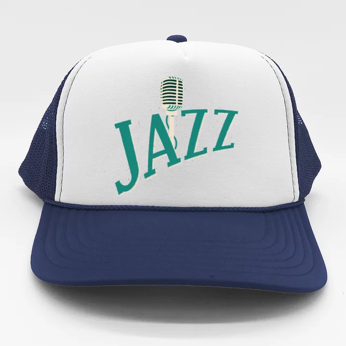 Jazz Microphone Trucker Hat