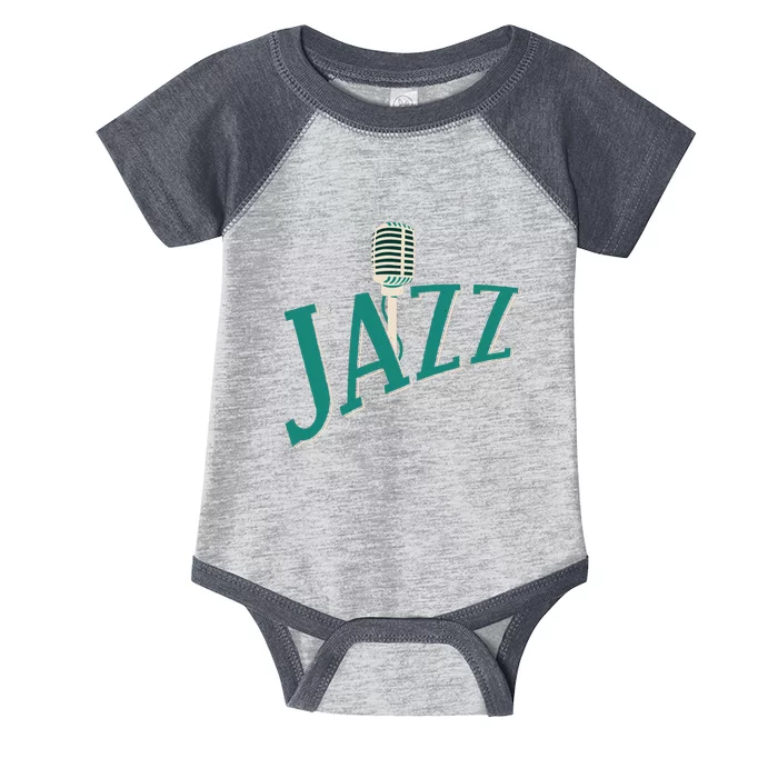 Jazz Microphone Infant Baby Jersey Bodysuit