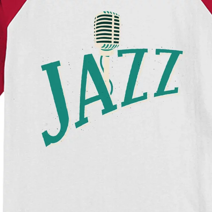 Jazz Microphone Kids Colorblock Raglan Jersey