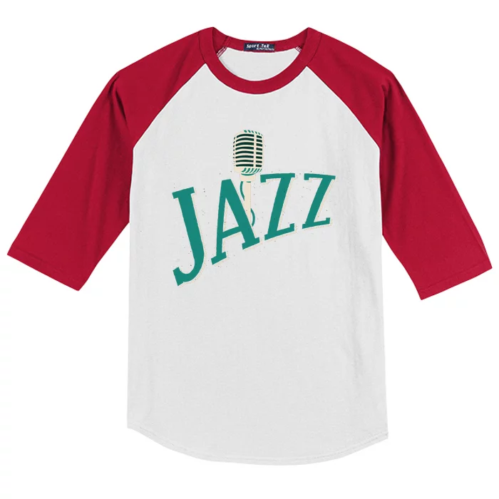 Jazz Microphone Kids Colorblock Raglan Jersey