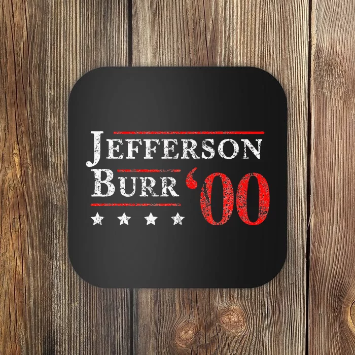 Jefferson Burr 1800 Vintage Election 4th Of July Gift Coaster