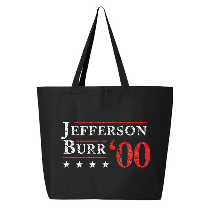 Jefferson Burr 1800 Vintage Election 4th Of July Gift 25L Jumbo Tote