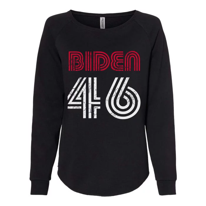 Joe Biden 46 46th President Usa America Retro Style Cool Gift Womens California Wash Sweatshirt