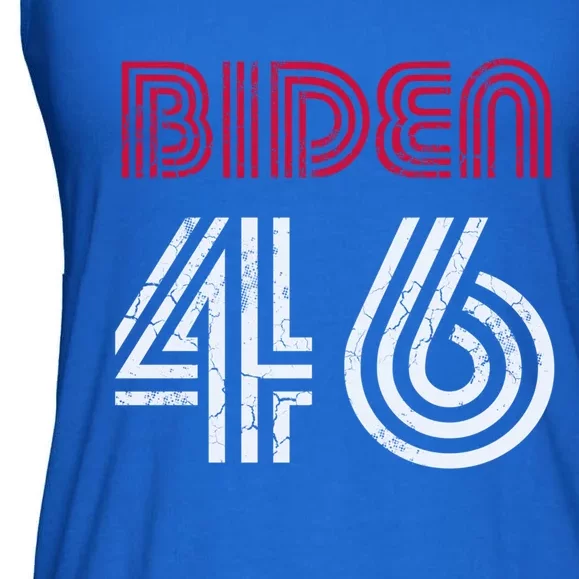 Joe Biden 46 46th President Usa America Retro Style Cool Gift Ladies Essential Flowy Tank