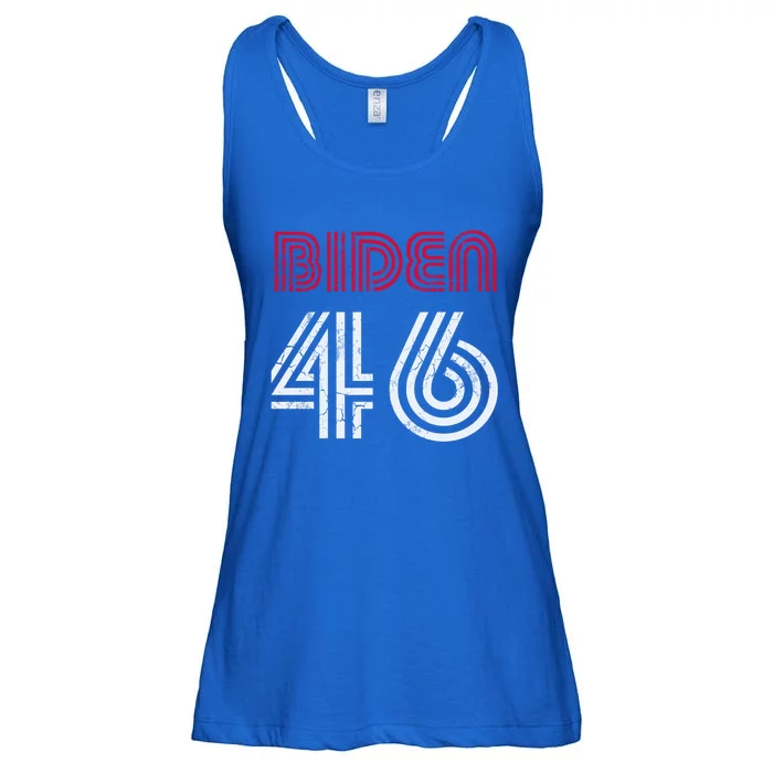 Joe Biden 46 46th President Usa America Retro Style Cool Gift Ladies Essential Flowy Tank