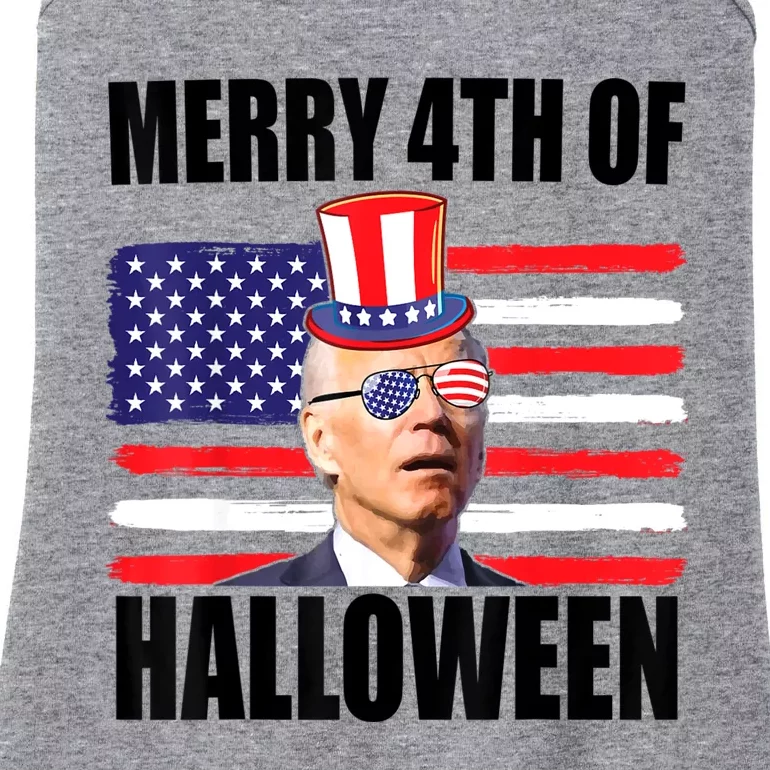 Joe Biden 4th Of July Men Tee Funny Merry 4th Of Halloween Ladies Essential Tank