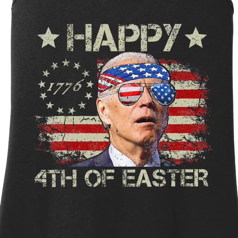 Joe Biden 4th Of July Happy 4th Of Easter Us Flag Ladies Essential Tank