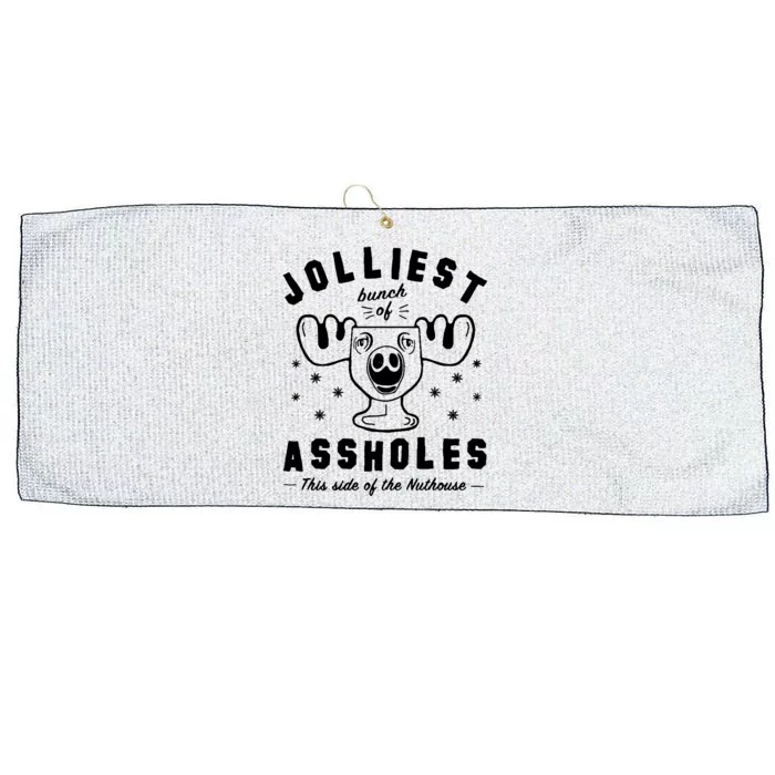 Jolliest Bunch Assholes Nuthouse Large Microfiber Waffle Golf Towel