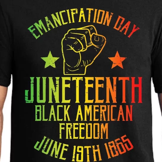 Juneteenth Black American Freedom June 19th Emancipation Day Pajama Set