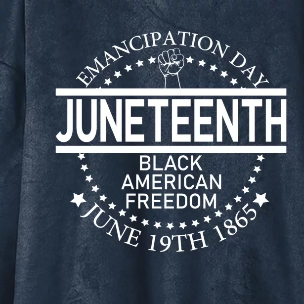 Juneteenth Black African Juneteenth And Black History Tee Gift Hooded Wearable Blanket