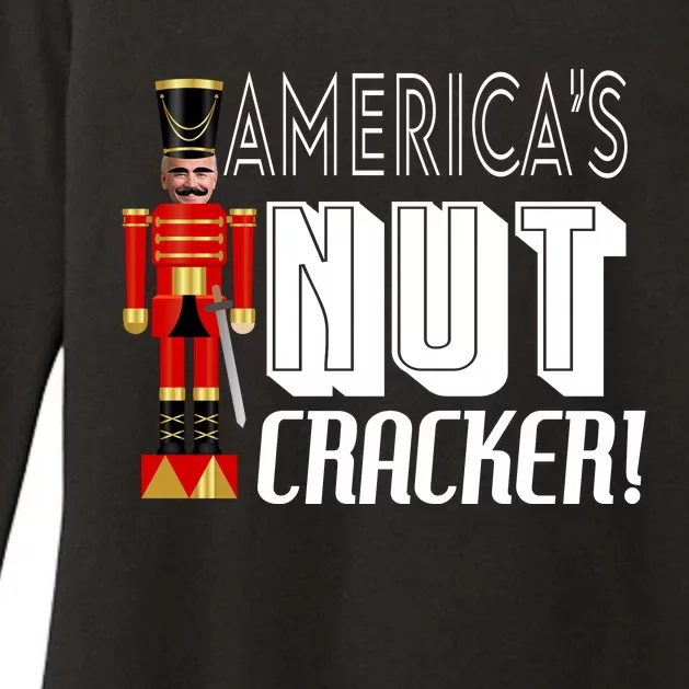 Joe Biden America's Nut Cracker Funny Womens CVC Long Sleeve Shirt