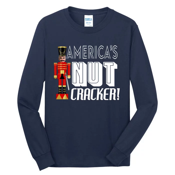 Joe Biden America's Nut Cracker Funny Tall Long Sleeve T-Shirt