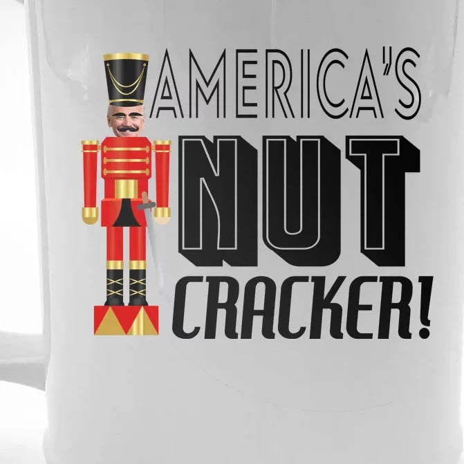 Joe Biden America's Nut Cracker Funny Front & Back Beer Stein