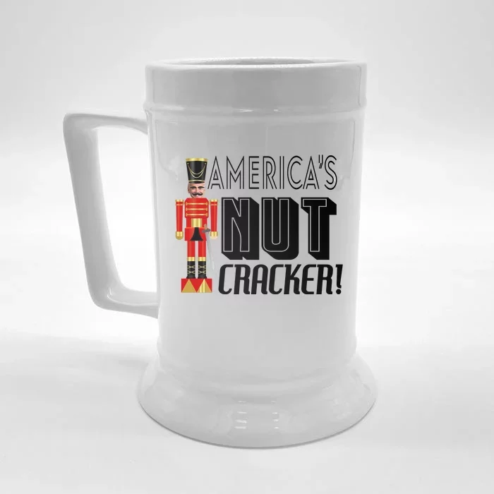 Joe Biden America's Nut Cracker Funny Front & Back Beer Stein