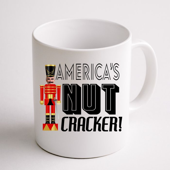 Joe Biden America's Nut Cracker Funny Front & Back Coffee Mug