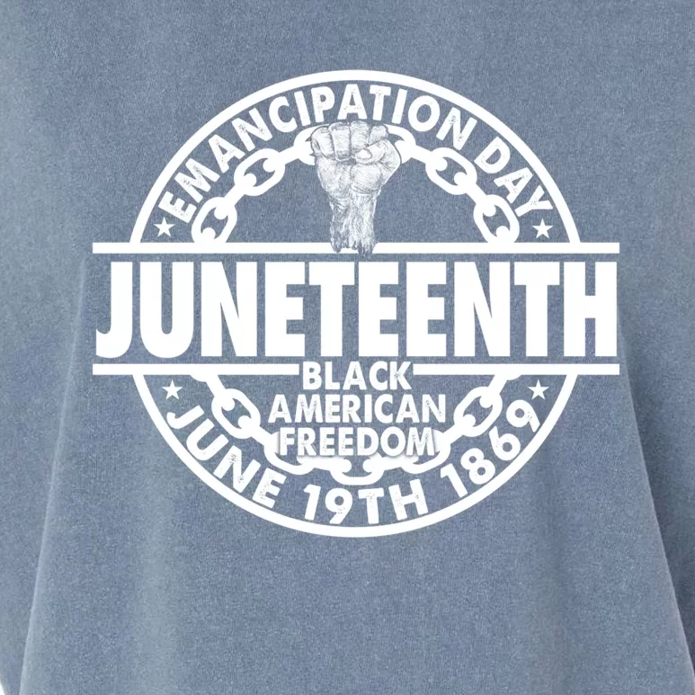 Juneteenth Black American Freedom June 19th Ecipation Day Gift Garment-Dyed Women's Muscle Tee