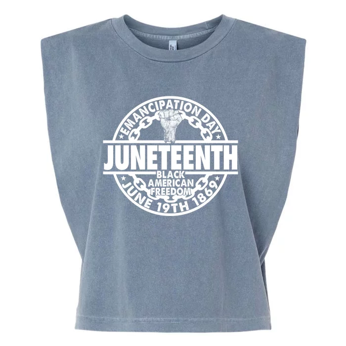 Juneteenth Black American Freedom June 19th Ecipation Day Gift Garment-Dyed Women's Muscle Tee