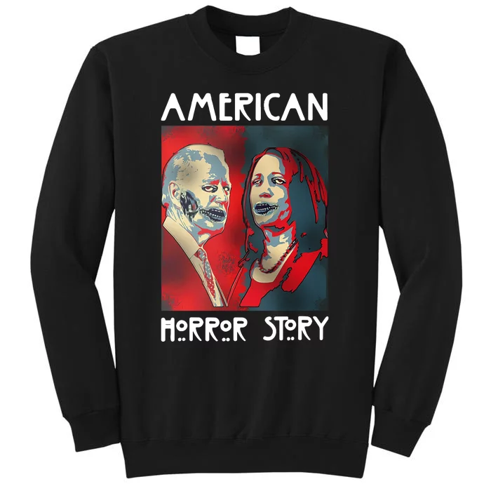 Joe Biden And Kamala Harris American Horror Story Halloween 2024 Tall Sweatshirt