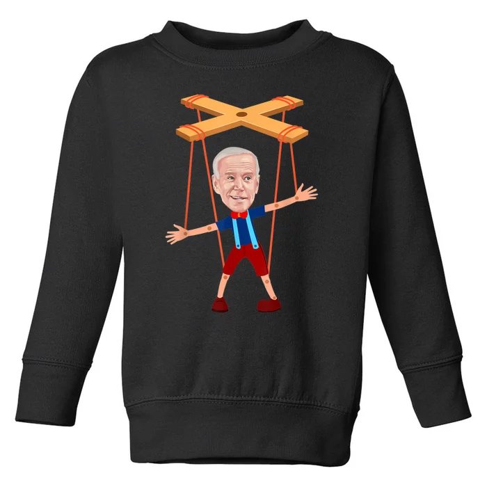 Joe Biden As A Puppet Toddler Sweatshirt