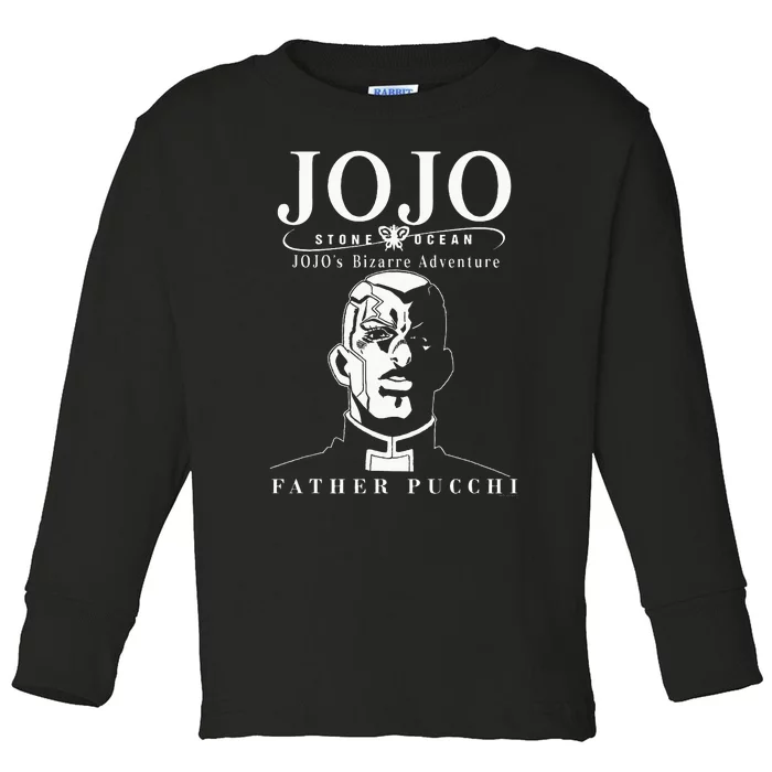 JoJos Bizarre Adventure Stone Ocean Father Enrico Pucchi Toddler Long Sleeve Shirt