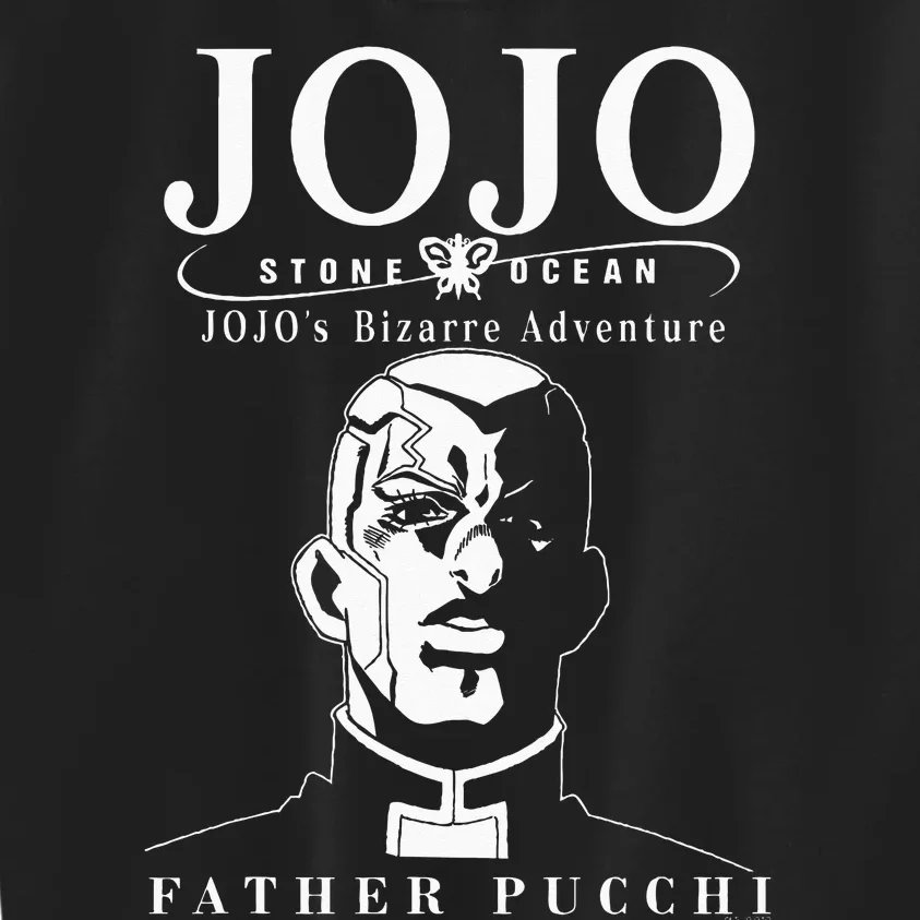 JoJos Bizarre Adventure Stone Ocean Father Enrico Pucchi Kids Sweatshirt