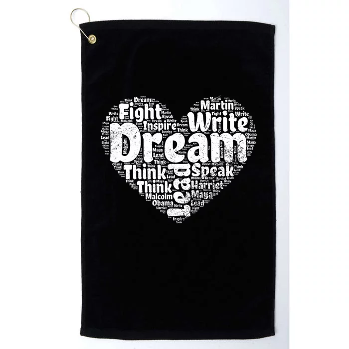 Juneteenth Black African American Women Black History Platinum Collection Golf Towel