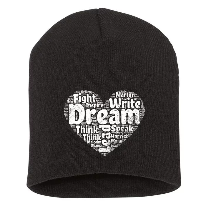 Juneteenth Black African American Women Black History Short Acrylic Beanie