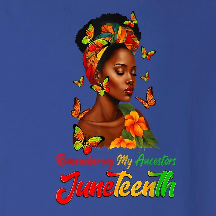 Juneteenth Black African Women Hair Remembering My Ancestors Gift Toddler Long Sleeve Shirt