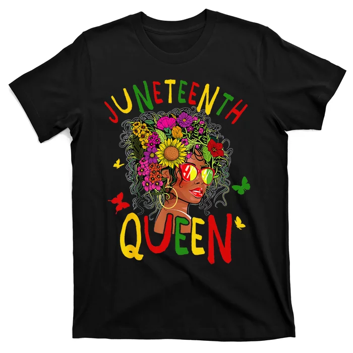 Juneteenth  Black Black Queen History Freedom 1865 T-Shirt