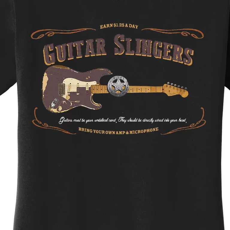 Joe Bonamassa Brand Tribut Guitar Slingers Women's T-Shirt