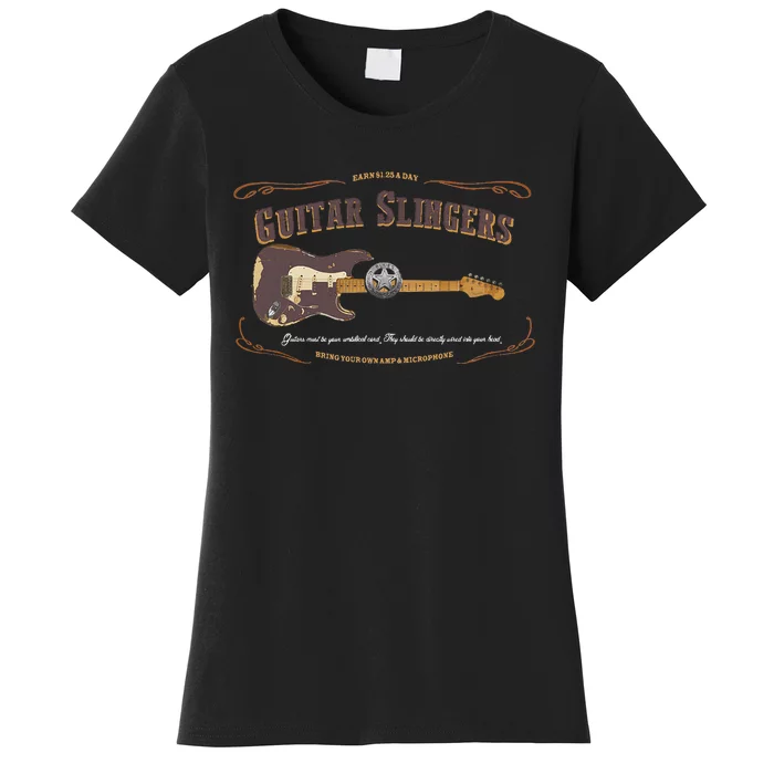 Joe Bonamassa Brand Tribut Guitar Slingers Women's T-Shirt