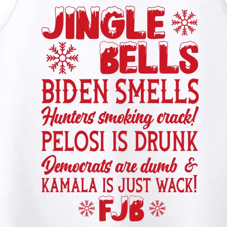 Jingle Bells Biden Smells Funny Republican Christmas Gift Performance Tank