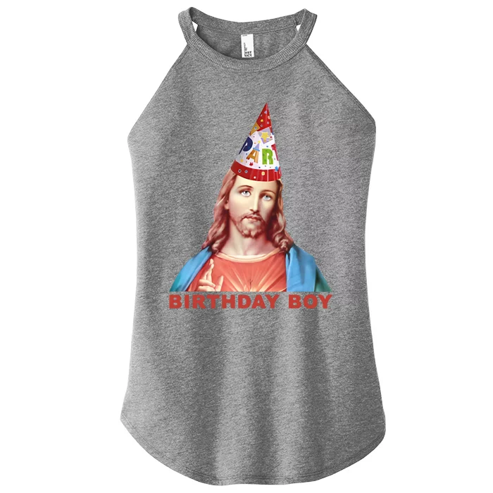 Jesus Birthday Boy Women’s Perfect Tri Rocker Tank