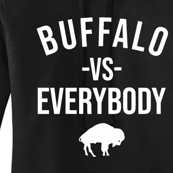 Joe Brady Buffalo Vs Everybody Women's Pullover Hoodie