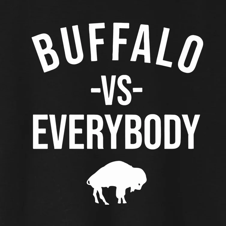 Joe Brady Buffalo Vs Everybody Women's Crop Top Tee