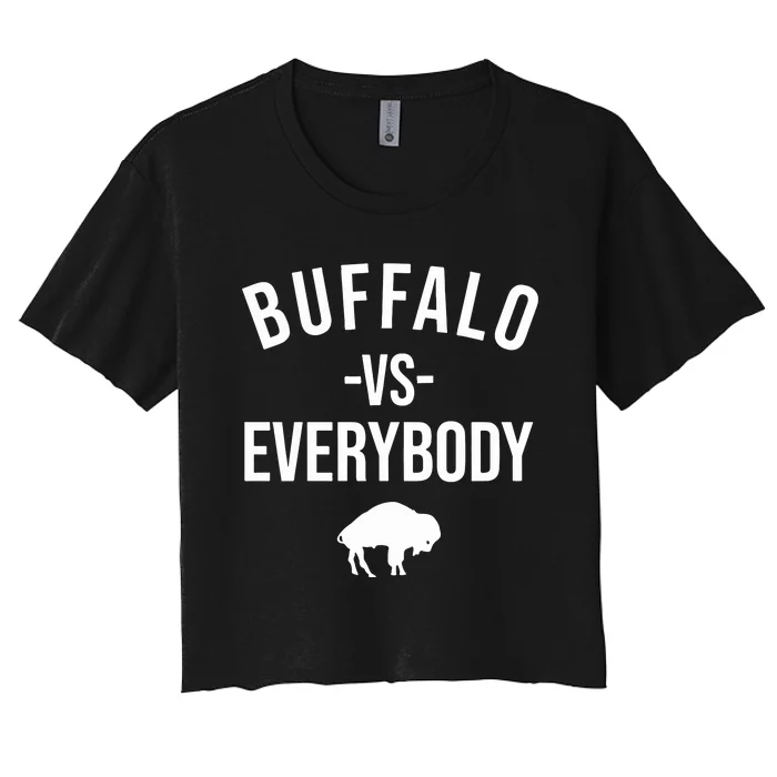 Joe Brady Buffalo Vs Everybody Women's Crop Top Tee