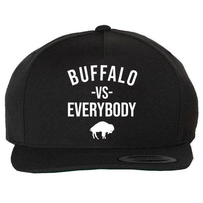 Joe Brady Buffalo Vs Everybody Wool Snapback Cap