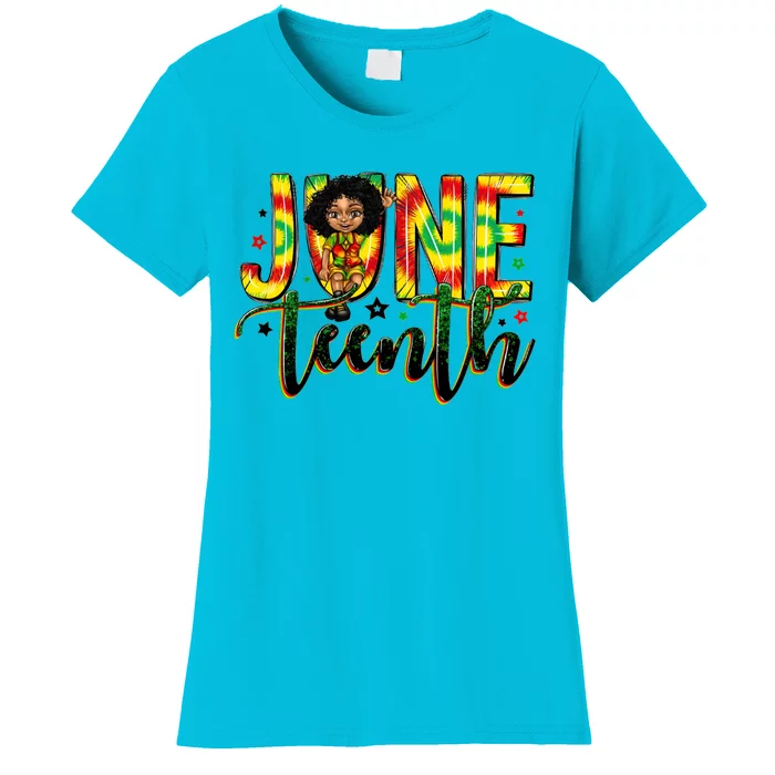 Juneteenth Black Black Freedom 1865 African American Gift Women's T-Shirt