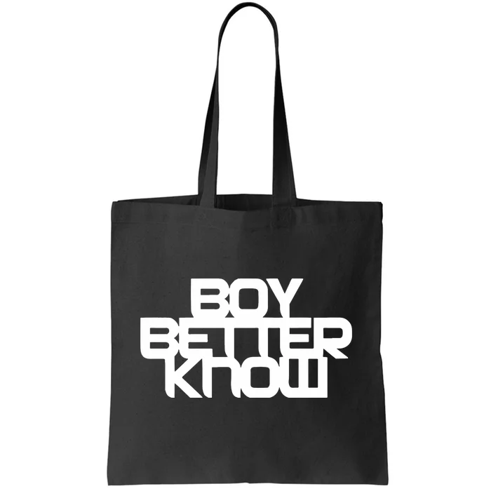 Jme Boy Better Know Tote Bag