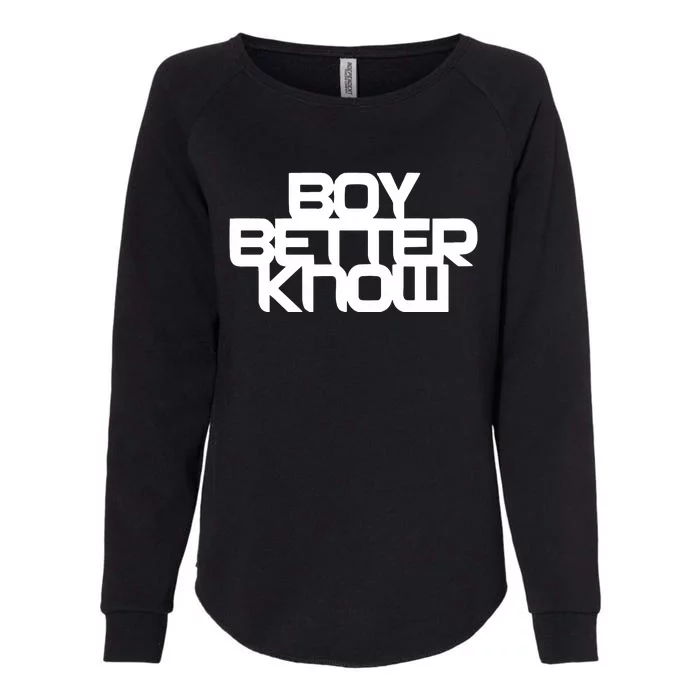 Jme Boy Better Know Womens California Wash Sweatshirt