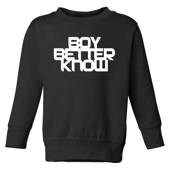 Jme Boy Better Know Toddler Sweatshirt