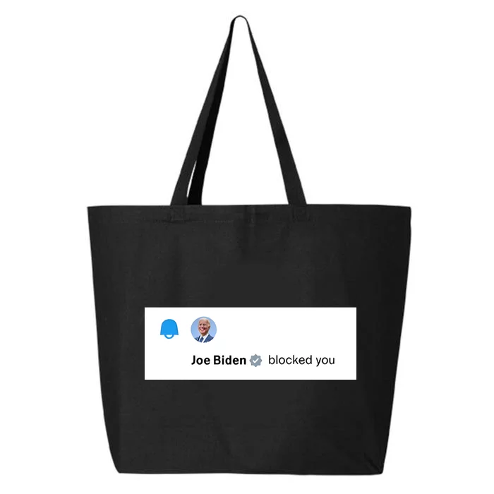 Joe Biden Blocked You Elon Musk On Twitter 25L Jumbo Tote