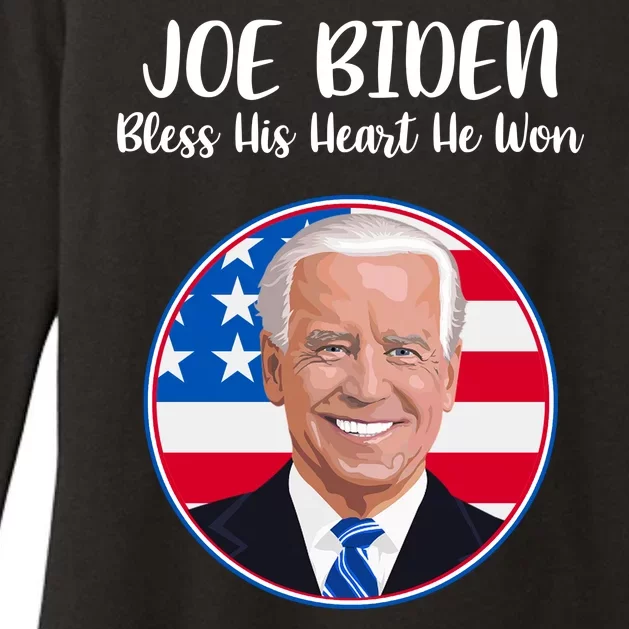 Joe Biden Bless His Heart He Won Womens CVC Long Sleeve Shirt