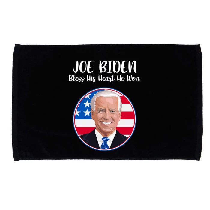 Joe Biden Bless His Heart He Won Microfiber Hand Towel