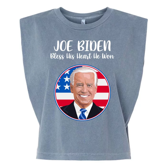 Joe Biden Bless His Heart He Won Garment-Dyed Women's Muscle Tee