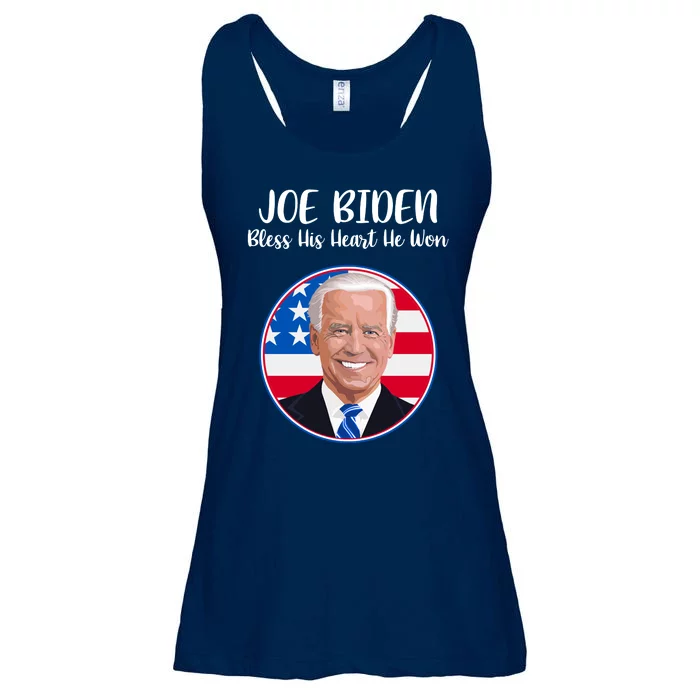 Joe Biden Bless His Heart He Won Ladies Essential Flowy Tank